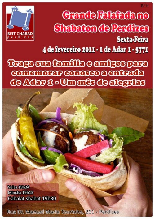 Grande Falafada no Shabaton de Perdizes
