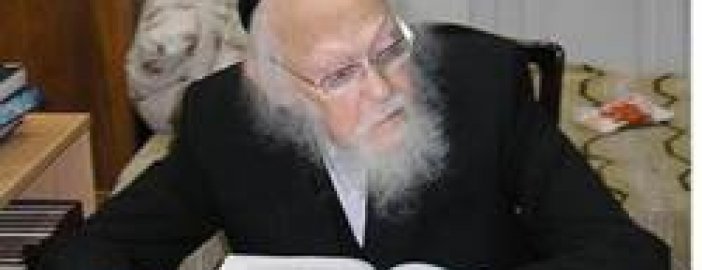Rav Yossef Shalom Eliashiv Shlita em Estado Crítico de Saúde