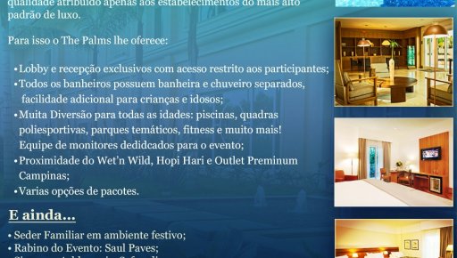 ROYAL PESSACH 2012: ROYAL PALM PLAZA RESORT "5 ESTRELAS" EM CAMPINAS