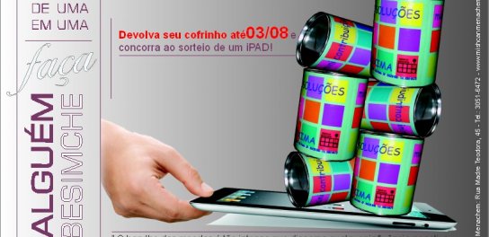 Promoção Cofrinho da Sorte, by Sinagoga Mishcan Menachem