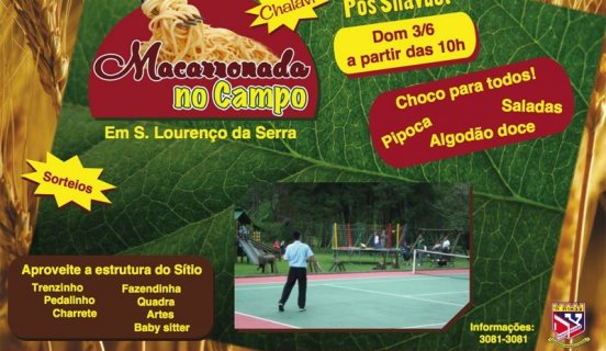 Tsivot Hashem Convida para Macarronada no Campo Pós Shavuot