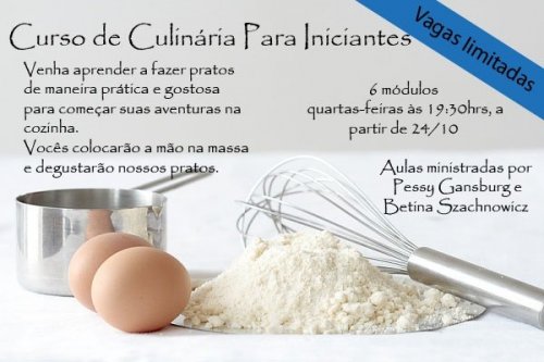 Centro Novo Horizonte: Curso de Culinária para Iniciantes