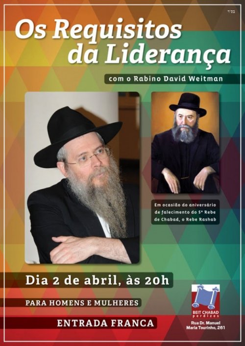 Os Requisitos da Liderança - Palestra com o R. David Weitman, no BC de Perdizes