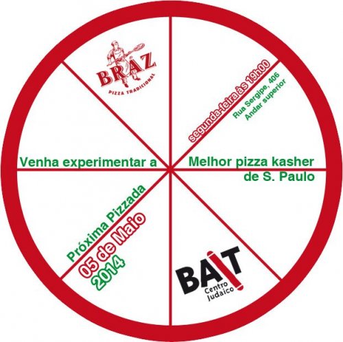 Pizza Braz versão Kasher - Maio 2014