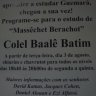 Colel Baale Batim Mekor Haim inicia novo ciclo de estudos de Guemara Berachot. Participe!