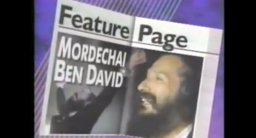 Como vive um astro da música Chassídica Judaica!? - Uma vídeo reportagem com Mordechai ben David nos anos 1990