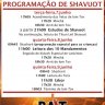 Programação de Shavuot 2011 e Noite de Estudos do Centro Judaico Bait