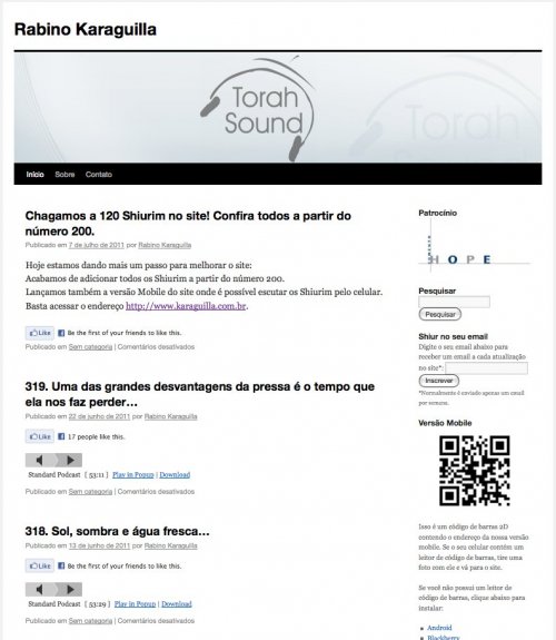TORAH SOUND: + 120 Shiurim Online | Conheça o  Podcast de Shiurim e Aulas Judaicas do Renomado Palestrante Rabino Binyamin Karaguilla
