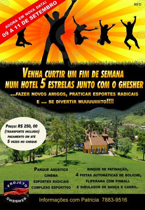 Shabaton 05 Estrelas no Hotel Le Canton com o Projeto Ghesher