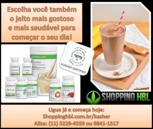 Você Sabia?  Das 3 Versões de Herbalife apenas uma possui Certificação KOSHER